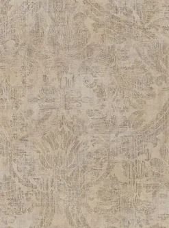 Brewster 2945-2759 Abigail Khaki Damask Wallpaper> Florals