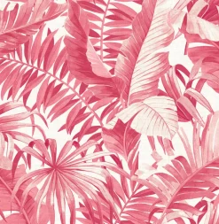 Brewster/ASP 2969-26054 Alfresco Pink Tropical Palm Wallpaper Best