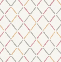 Brewster/ASP 2902-25536 Allotrope Rose Linen Geometric Wallpaper Discount