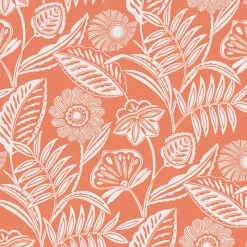 Brewster/ASP 2969-87528 Alma Coral Tropical Floral Wallpaper Outlet