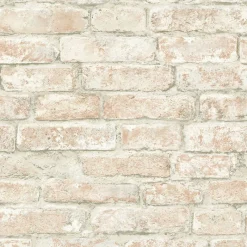Brewster 3123-12482 Arlington Rust Brick Wallpaper> Brick, Stone & Wood