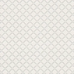 Brewster 4000-5281-17 Armin White Diamond Trellis Paintable Wallpaper> Damask, Trellis & Geometrics