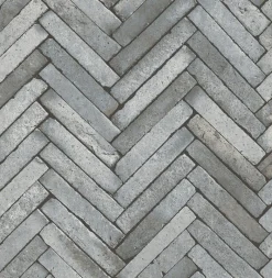 Brewster 2767-23758 Arrow Grey Diagonal Slate Wallpaper> Damask, Trellis & Geometrics