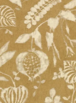 Brewster 391502 Arvada Mustard Botanical Wallpaper> Architectural