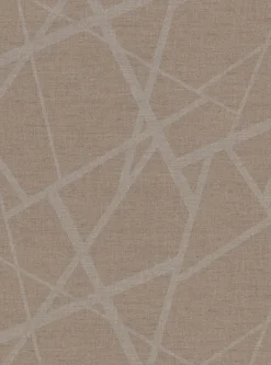 Brewster 2945-1103 Avatar Brown Abstract Geometric Wallpaper> Damask, Trellis & Geometrics