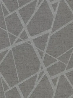 Brewster 2945-1101 Avatar Pewter Abstract Geometric Wallpaper Discount