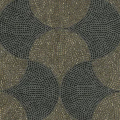 Brewster 4044-38027-4 Bel Air Black Fan Wallpaper> Damask, Trellis & Geometrics