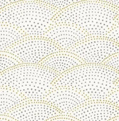 Brewster/ASP 2903-25869 Bennett Grey Dotted Scallop Wallpaper Online