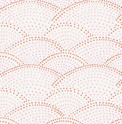 Brewster/ASP 2903-25801 Bennett Pink Dotted Scallop Wallpaper Sale