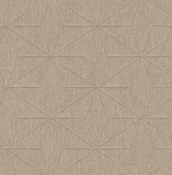 Brewster 2896-25340 Bernice Gold Diamond Geometric Wallpaper> Florals