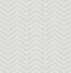 Brewster 3118-25095 Bison Grey Herringbone Wallpaper> Damask, Trellis & Geometrics