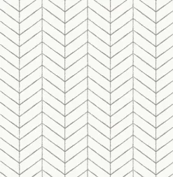 Brewster 3118-25097 Bison Taupe Herringbone Wallpaper> Damask, Trellis & Geometrics