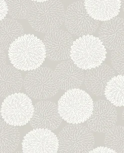 Brewster/ASP 2764-24328 Blithe Taupe Floral Wallpaper Discount