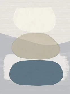 Brewster 395892 Blue Balancing Rocks Wall Mural> Contemporary & Modern