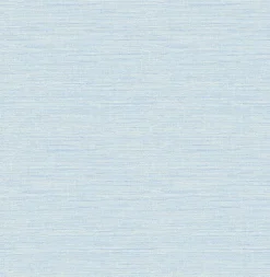 Brewster 2767-24283 Bluestem Blue Grasscloth Wallpaper