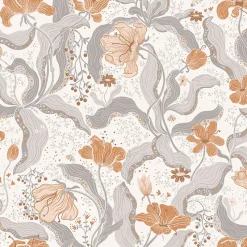 Brewster/ASP 2932-65114 Bodri Grey Tulip Garden Wallpaper Clearance