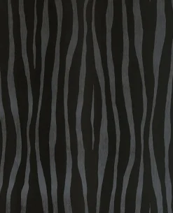 Brewster 300550 Burchell Black Zebra Flock Wallpaper> Animals & Insects