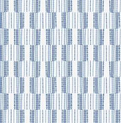 Brewster/ASP 2903-25806 Burgen Blue Geometric Linen Wallpaper> Damask, Trellis & Geometrics