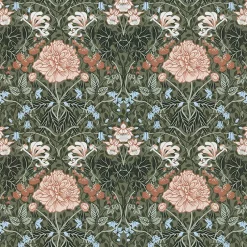 Brewster/ASP 2948-28019 Celestine Green Floral Wallpaper Outlet