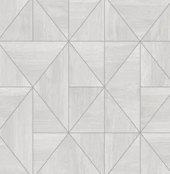 Brewster/ASP 2908-25320 Cheverny Light Grey Geometric Wood Wallpaper Best