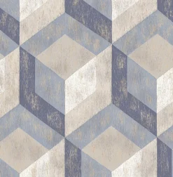 Brewster/ASP 2922-22311 Clarabelle Blue Rustic Wood Tile Wallpaper Discount