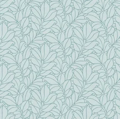Brewster/ASP 2971-86321 Coraline Teal Leaf Wallpaper