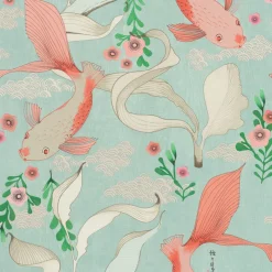 Brewster 4035-539837 Dai Seafoam Betta Fish Wallpaper Sale