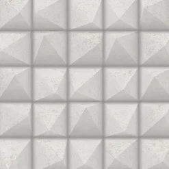 Brewster 4020-78609 Dax Grey 3D Geometric Wallpaper Clearance