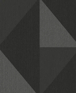 Brewster 395824 Diamond Silver Tri-Tone Geometric Wallpaper New