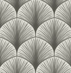 Brewster/ASP 2763-24230 Dusk Grey Frond Wallpaper> Florals