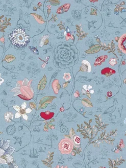 Brewster 375005 Espen Sky Blue Floral Wallpaper> Architectural