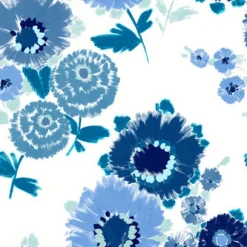 Brewster/ASP 4081-26324 Essie Blue Painterly Floral Wallpaper Discount