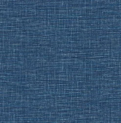 Brewster/ASP 2744-24120 Exhale Denim Faux Grasscloth Wallpaper Hot