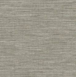 Brewster/ASP 2903-24119 Exhale Grey Faux Grasscloth Wallpaper Discount