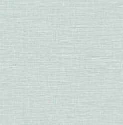 Brewster/ASP 2903-25850 Exhale Light Blue Faux Grasscloth Wallpaper Online