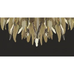 Brewster 307411 Fancy Feather Black Wall Mural Hot