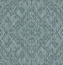Brewster/ASP 2975-26244 Felix Teal Geometric Wallpaper> Florals