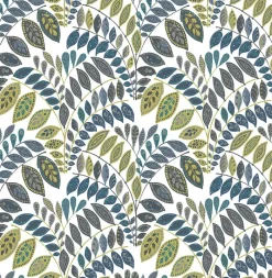 Brewster/ASP 2821-25142 Fiddlehead Green Botanical Wallpaper> Architectural