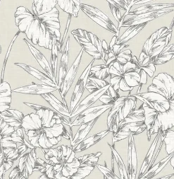 Brewster/ASP 2744-24104 Fiji Beige Floral Wallpaper> Architectural