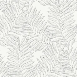 Brewster/ASP 2973-90505 Finnley Grey Inked Fern Wallpaper New