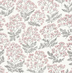 Brewster/ASP 2861-25716 Floret Pink Flora Wallpaper> Architectural