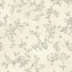 Brewster 2904-02193 French Nightingale Cream Trail Wallpaper> Architectural