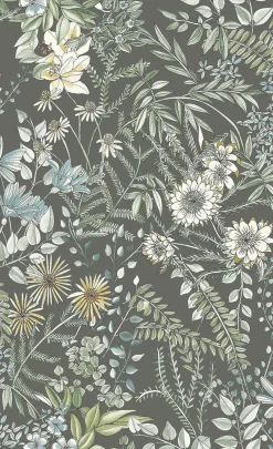 Brewster/ASP 2821-12905 Full Bloom Taupe Floral Wallpaper Outlet