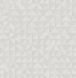 Brewster 2896-25325 Gallerie Light Grey Triangle Geometric Wallpaper> Florals