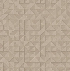 Brewster 2896-25328 Gallerie Taupe Triangle Geometric Wallpaper Discount