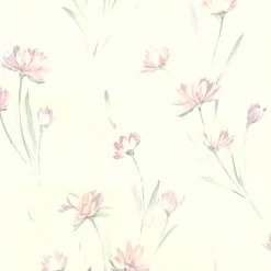 Brewster 2904-37400 Gloria Eggshell Floral Wallpaper Sale