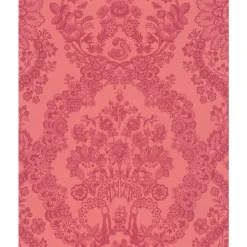 Brewster 375044 Grillig Red Damask Wallpaper> Florals