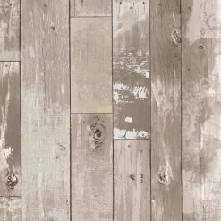 Brewster 2767-20132 Harbored Neutral Distressed Wood Panel Wallpaper> Damask, Trellis & Geometrics