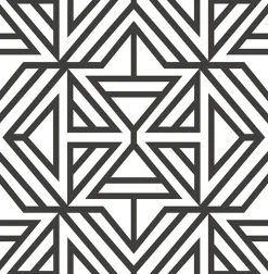 Brewster/ASP 2902-25553 Helios Black Geometric Wallpaper> Florals