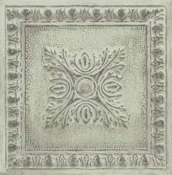 Brewster/ASP 2922-24033 Hillman Light Green Ornamental Tin Tile Wallpaper> Damask, Trellis & Geometrics